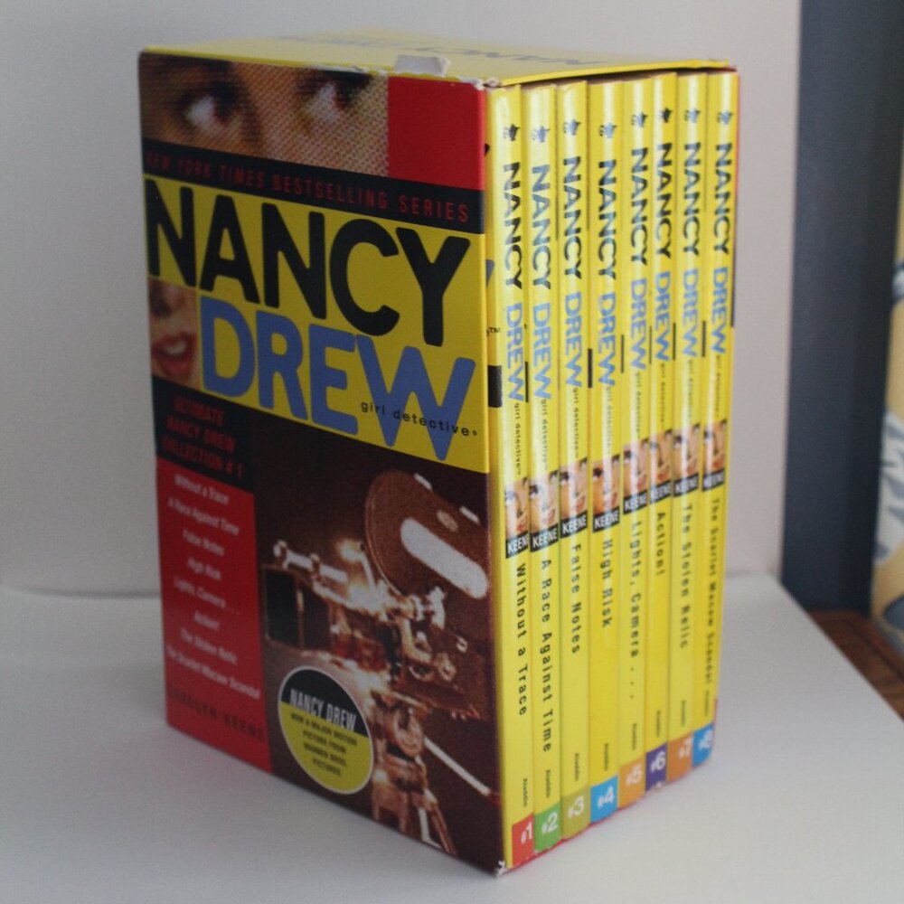 Nancy Drew Mystery Book Set #1  Volumes 1-8